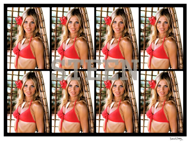 an exclusive portriat of the swedish actress britt ekland wearing a bikini in bangkok by british photographer david steen