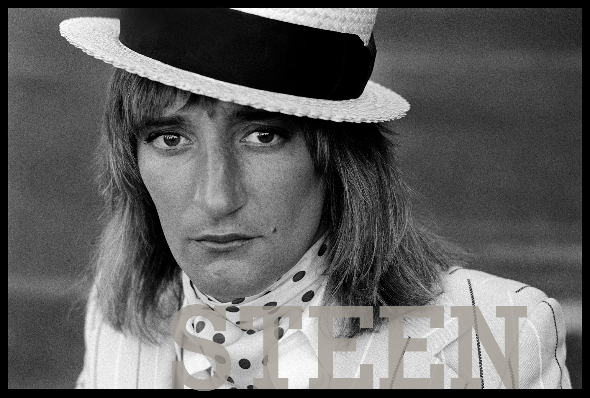 limited edition photograph of rod stewart by photographer david steen