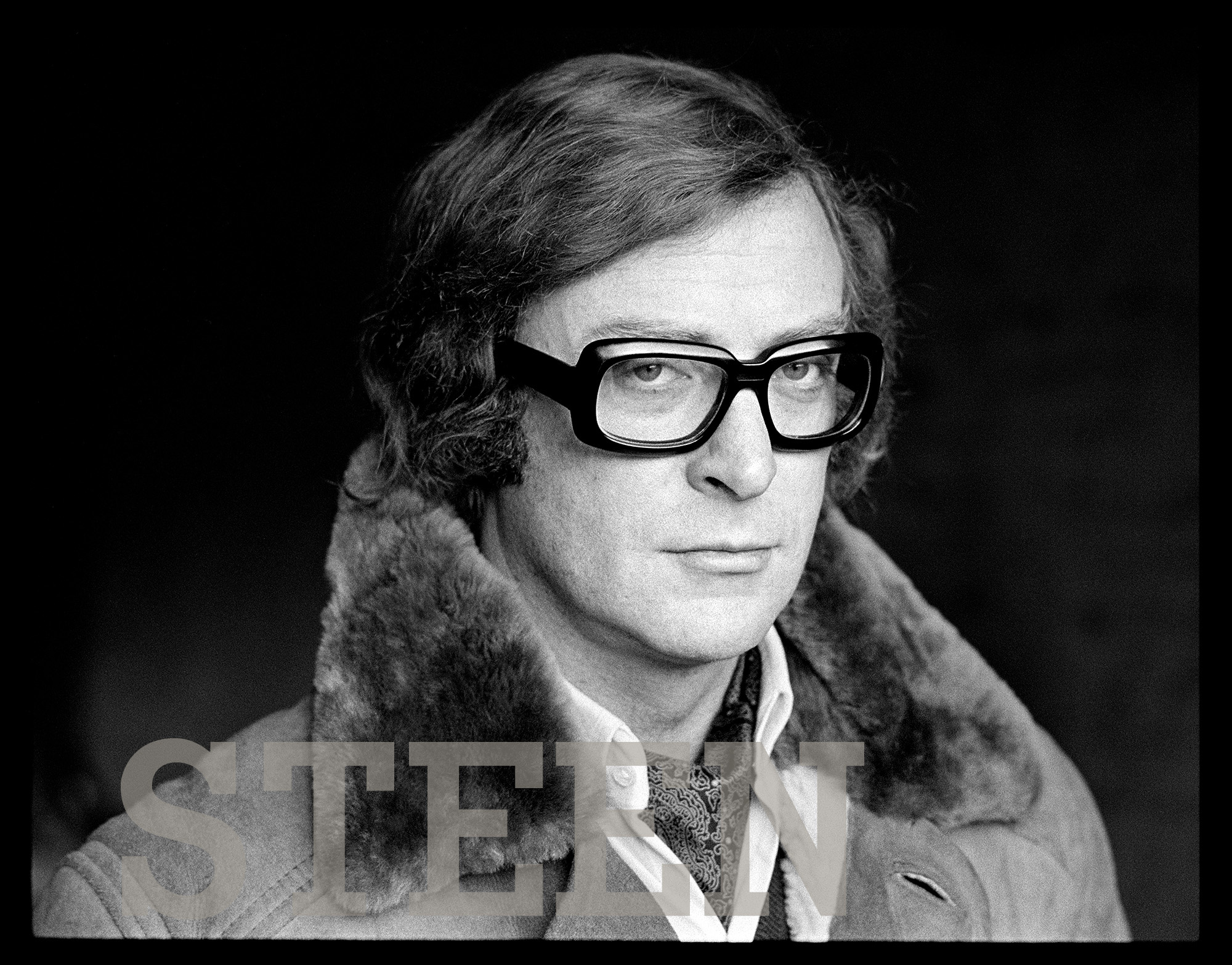 an exclusive portrait photograph of british actor michael caine by photographer david steen
