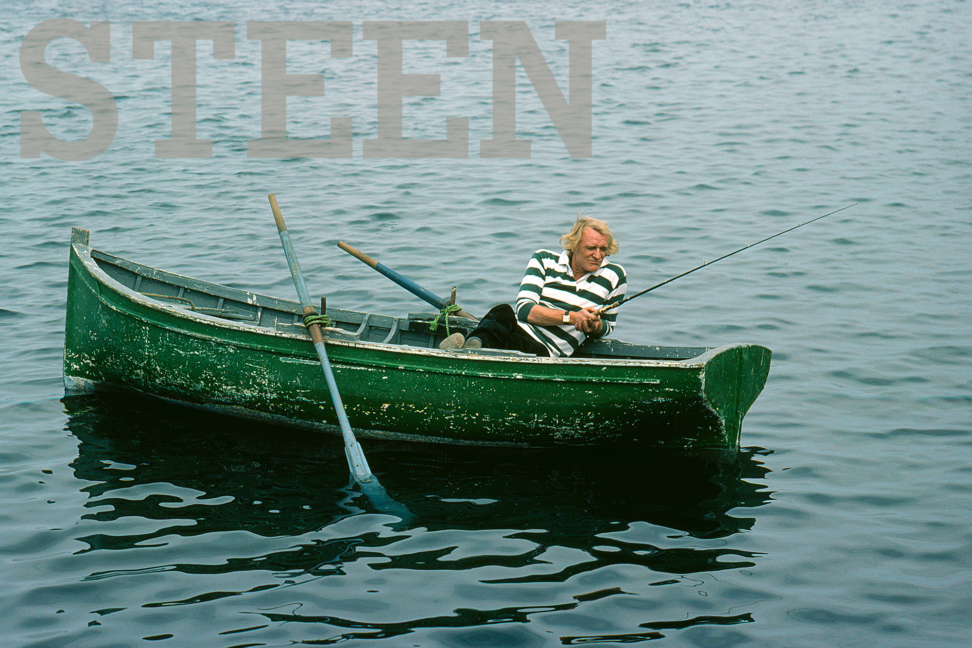 a fine art colour photograph of the Irish Actor Richard Harris by British Celebrity Photographer David Steen