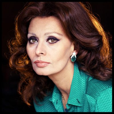 SOPHIA LOREN STUDIO PORTRAIT